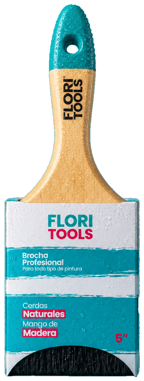Brocha Floritools 5 pulgadas